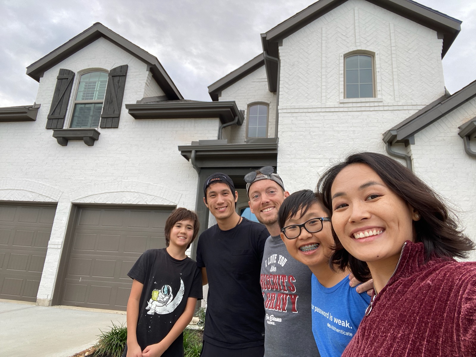 Tsatsa and chad with family