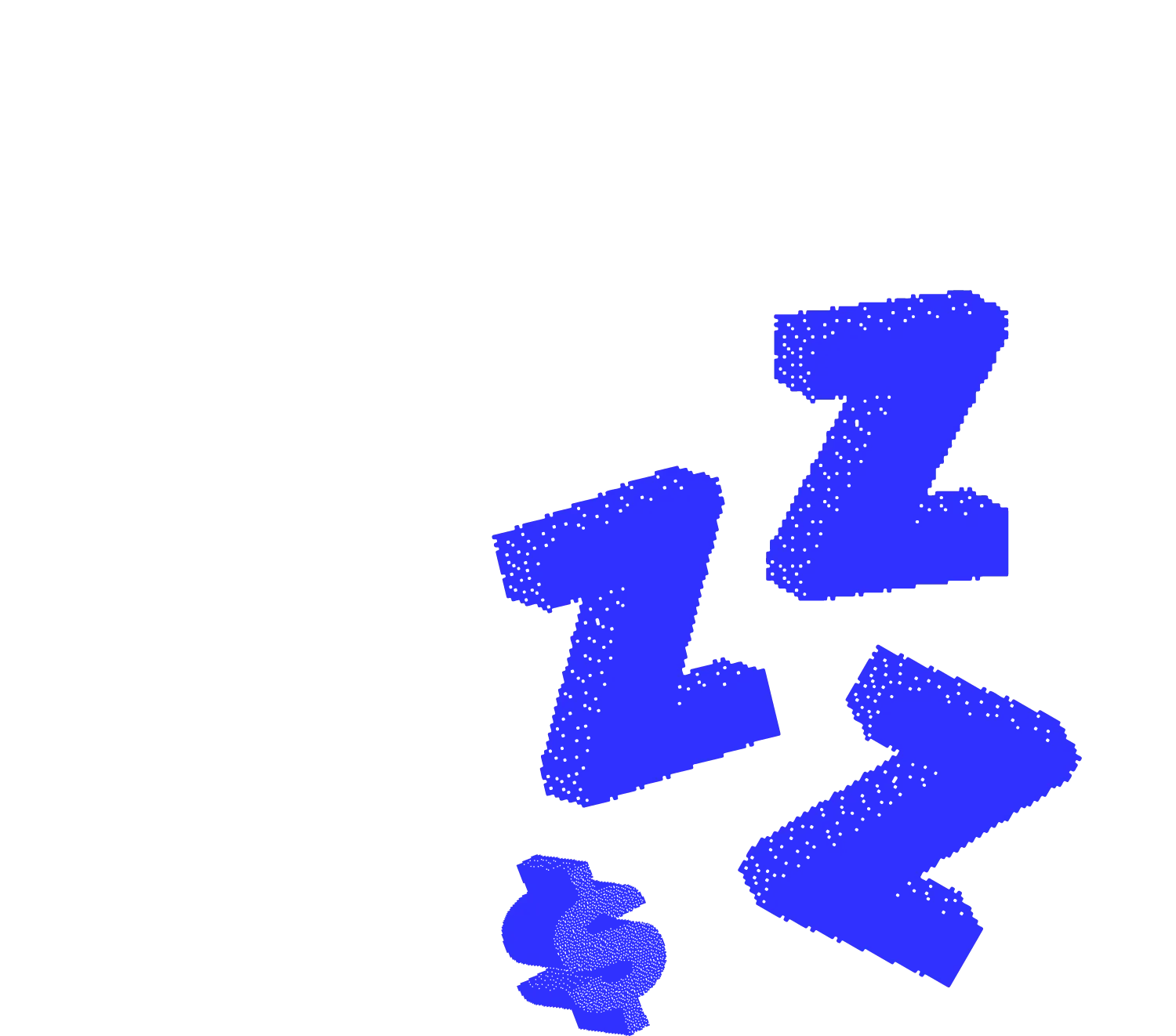 Blue Z icons